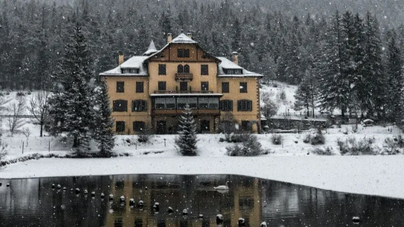 A house near Toblacher See, Italy