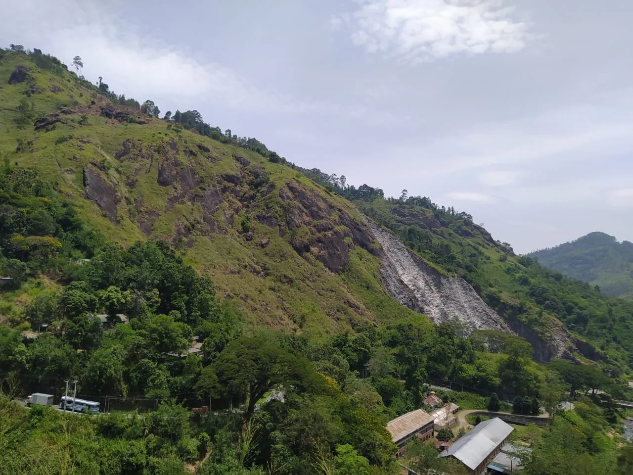 a beautiful view of little Adams peak