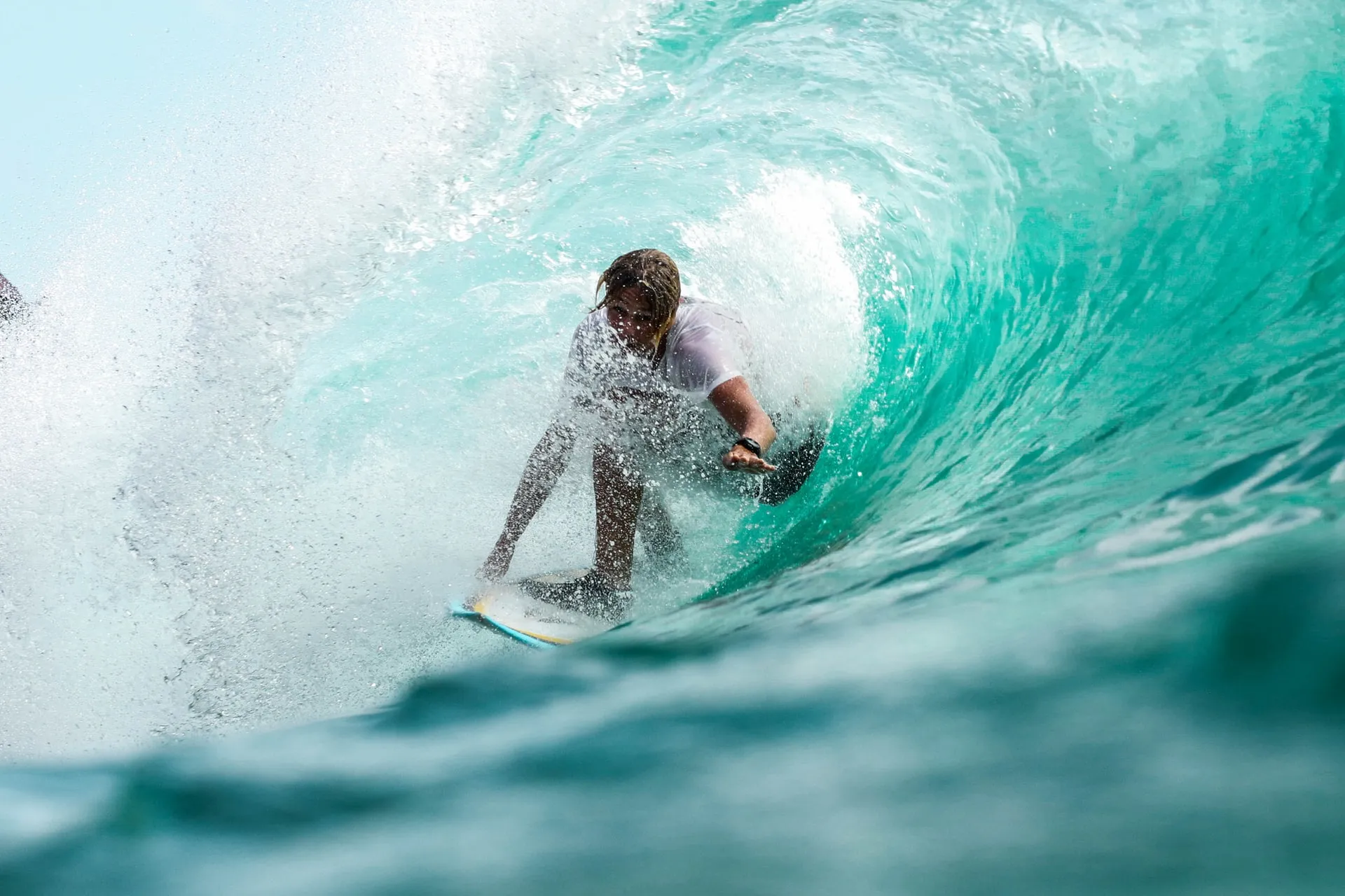 Surfing in Bali, Indonesia