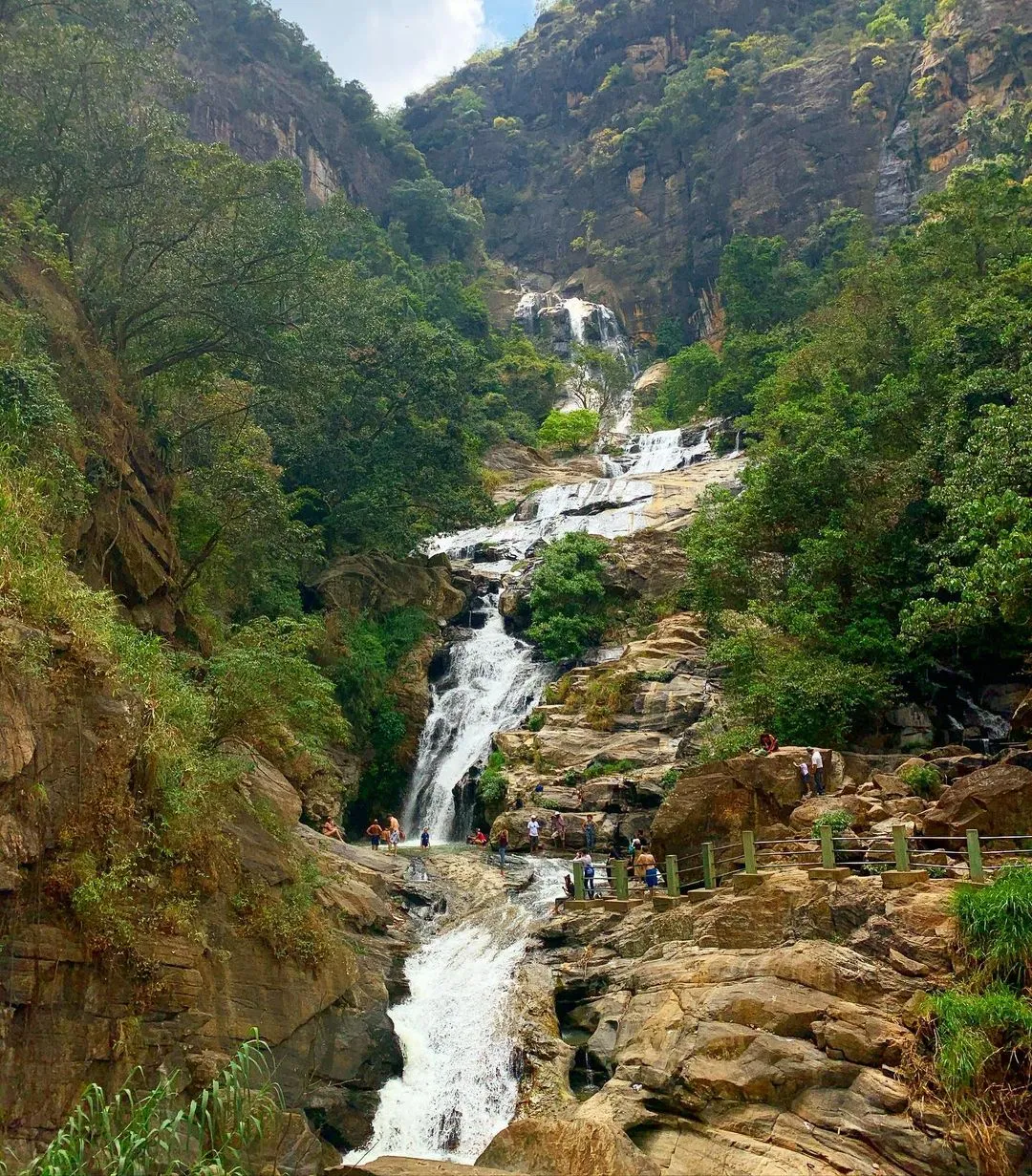 Ravana Falls in Ella, Sri Lanka