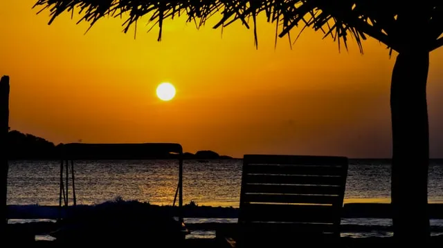 sunset at Nilaveli Beach