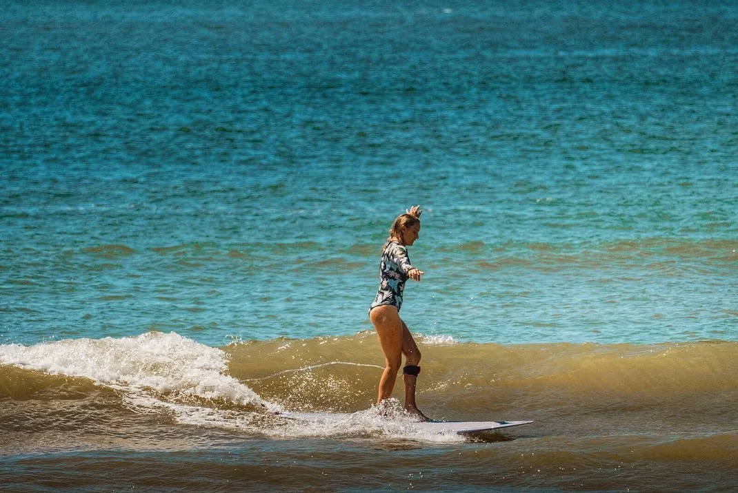 Surfing in Pasikuda Beach