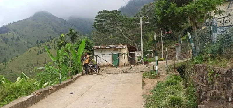 gate at the nanperial village