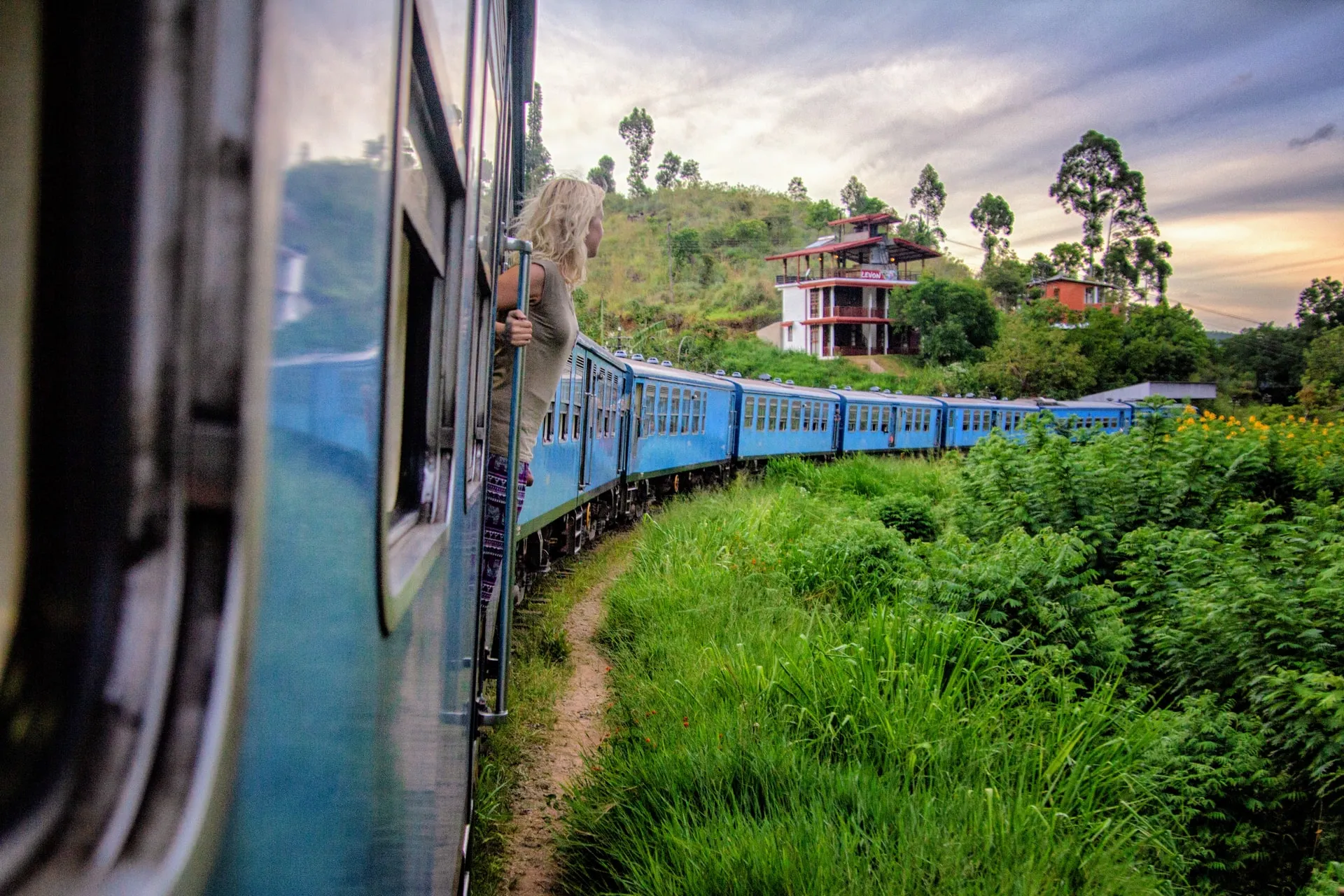 girl on a train