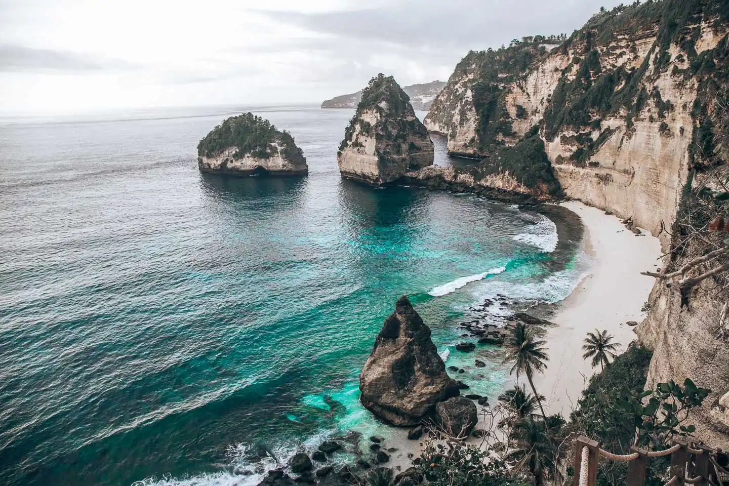 Diamond Beach on Nusa Penida - Most Beautiful Beach in Bali