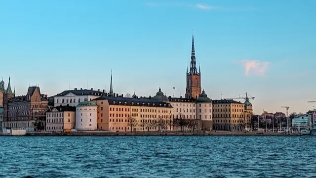 A beautiful view of Stockholm city from Stockholm City Hall