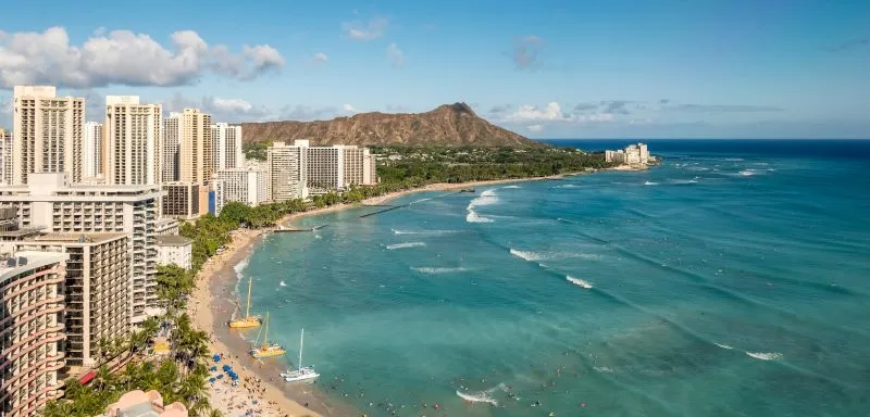  Hawaii’s most popular beach - Waikiki Honalulu