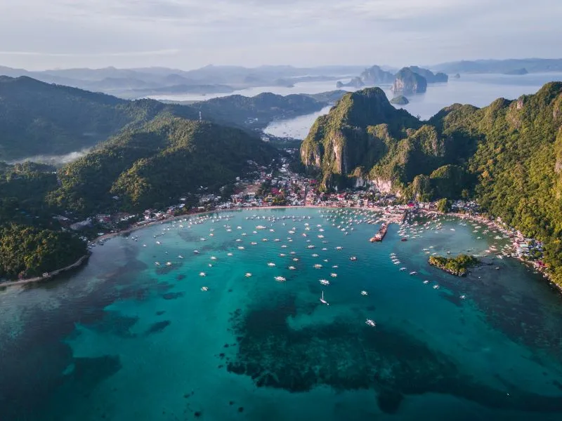 El Nido is a Philippine municipality on Palawan island. It’s known for white-sand beaches and coral reefs.