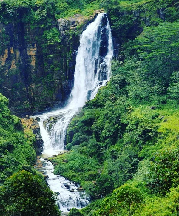 Devon Falls in Nuwara Eliya