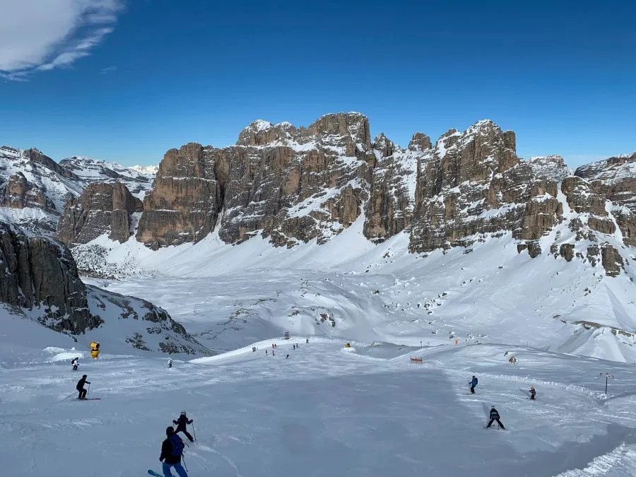 During winter Cortina d'Ampezzo is a perfect place for ski enthusiasts