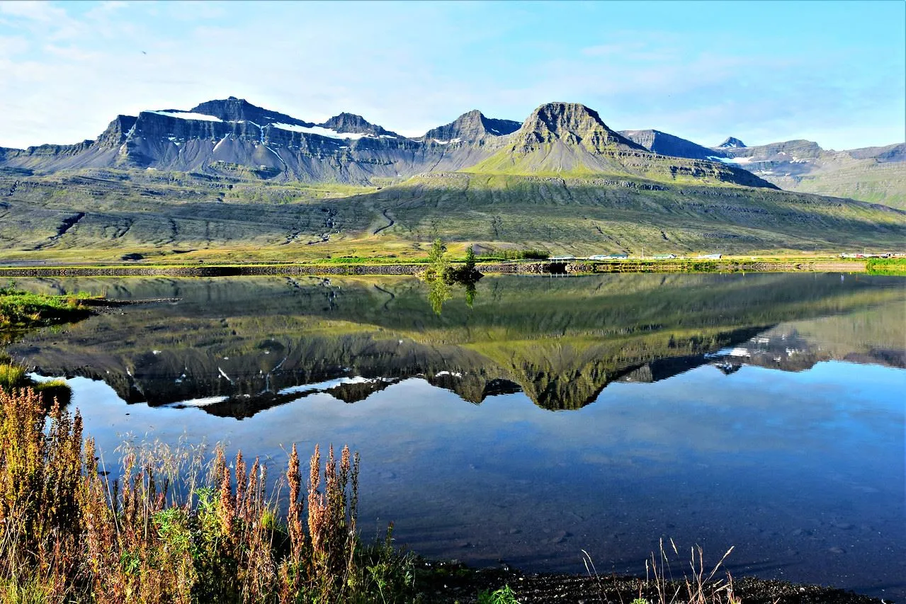 Faskrudsfjordur Campsite view