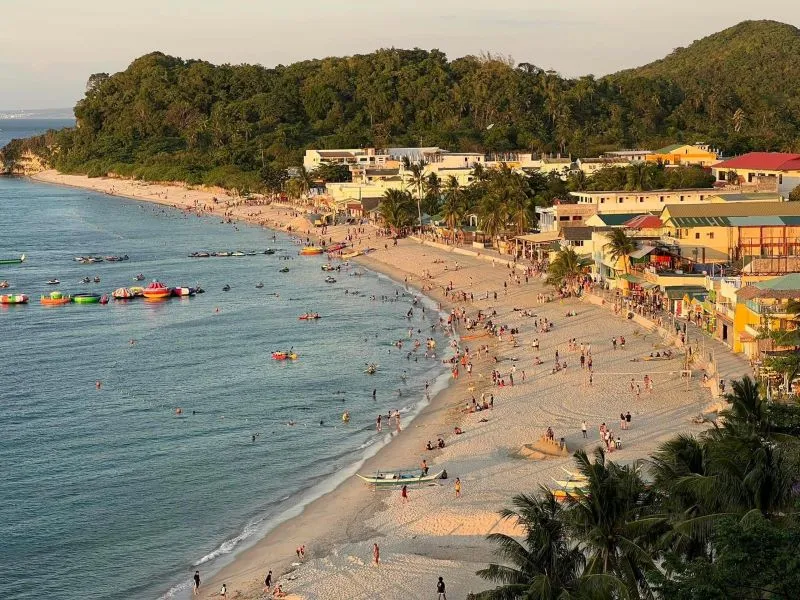 white beach in Puerto galera