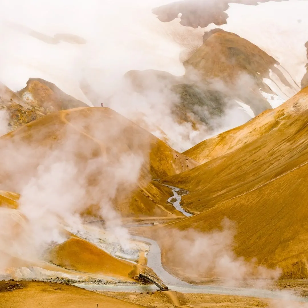 hot springs at kerlingarfjöll iceland