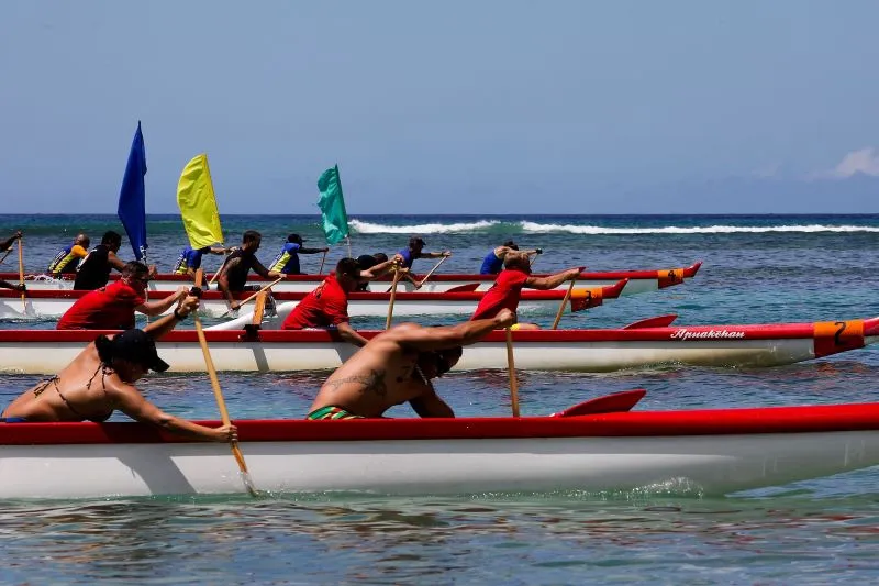 surfing at Oahu, Honalulu